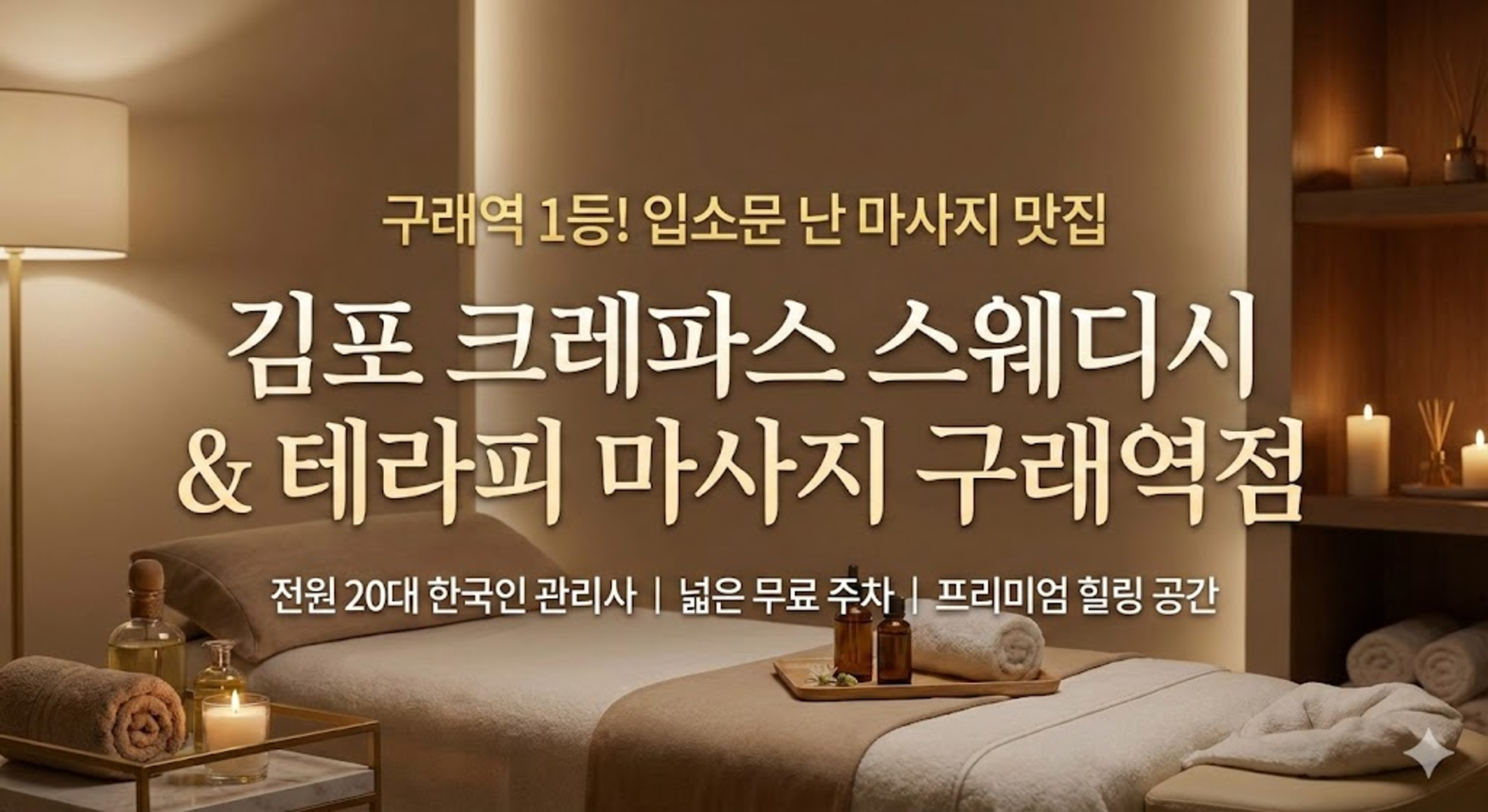 김포 구래동 스웨디시 - 크레파스 테라피