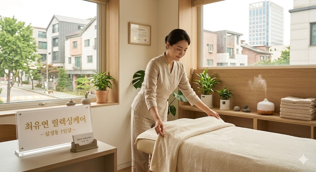 강남 삼성동 1인샵 릴렉싱케어 - 최유연